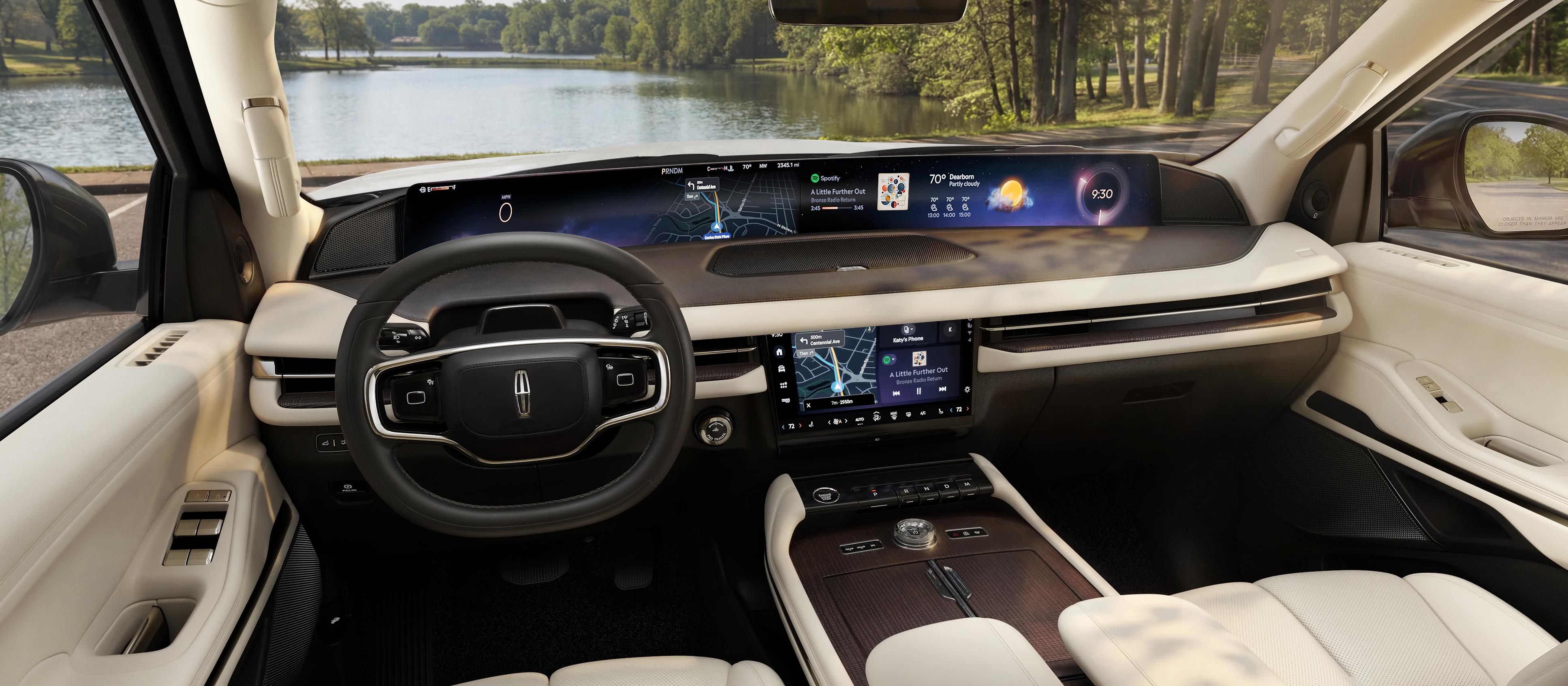 L’intérieur d’un modèle Lincoln Navigator® Première 2027