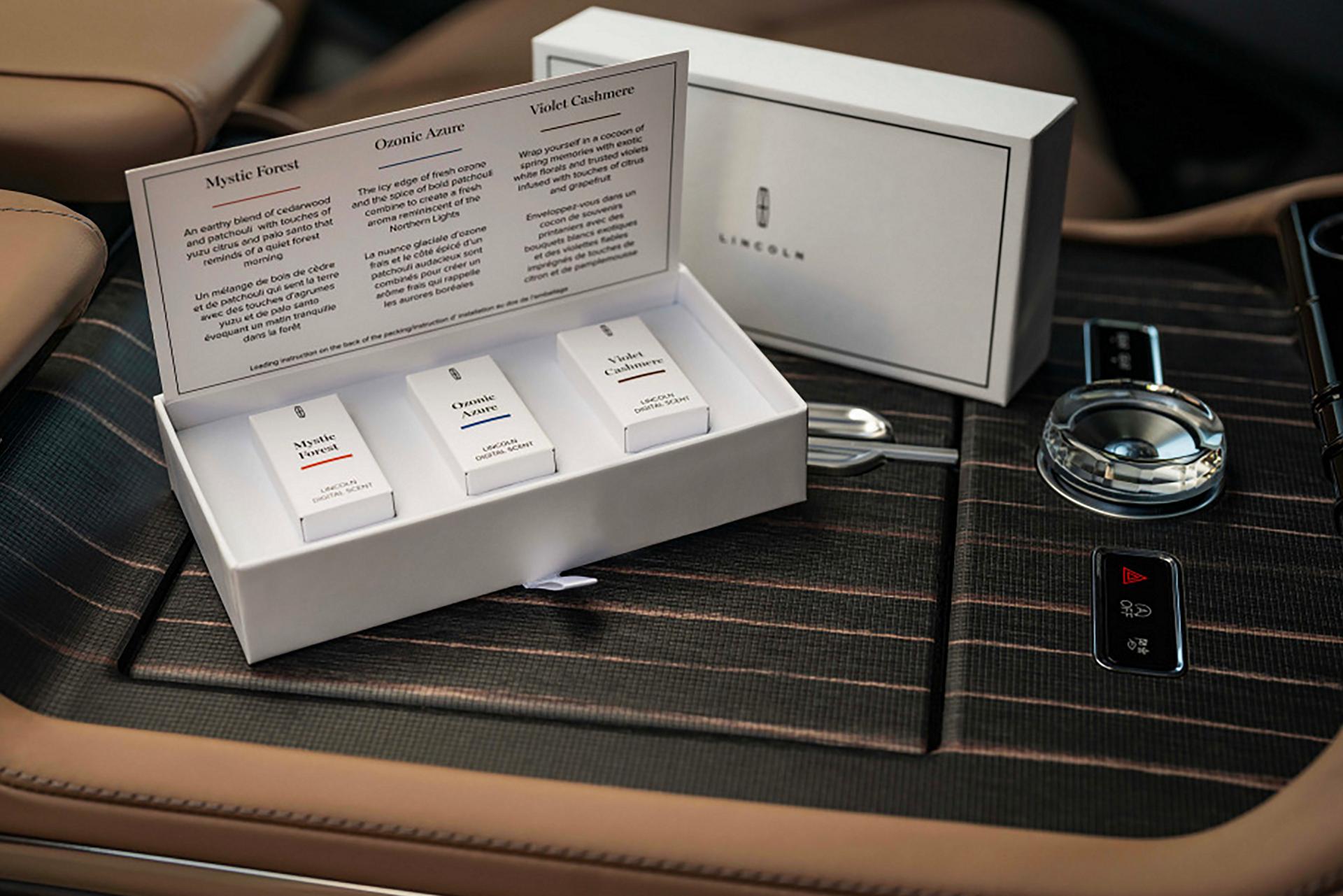 Les différentes cartouches de parfum numérique illustrées