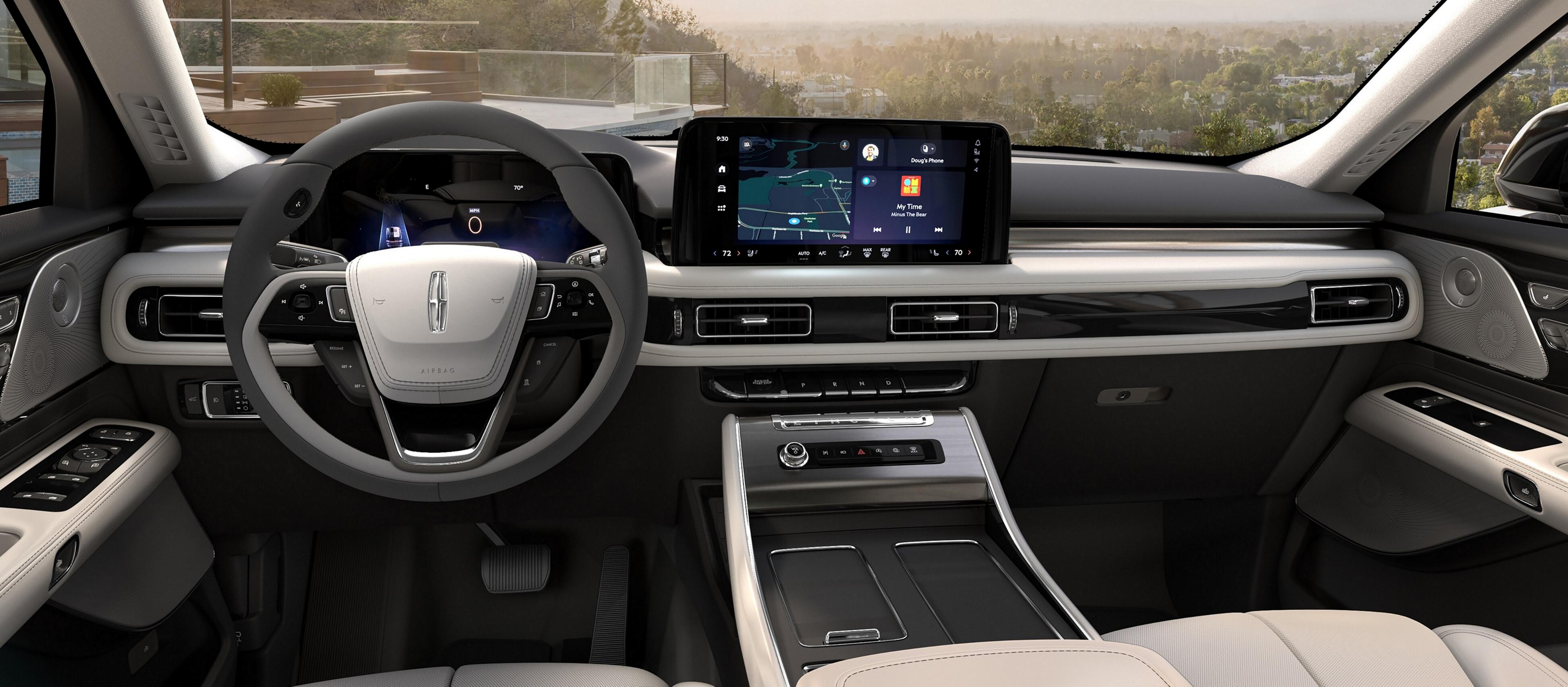 L’intérieur d’un modèle Lincoln Aviator® Premiere 2027