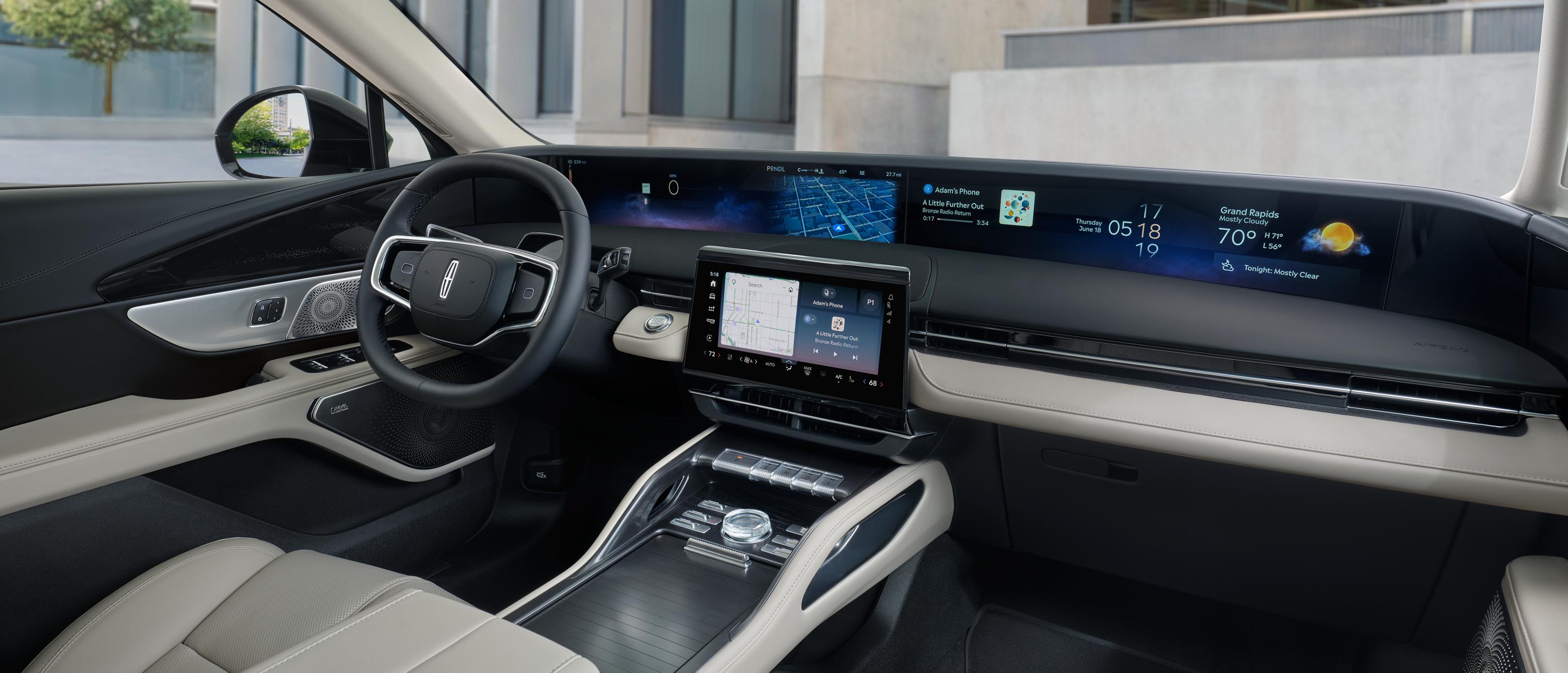 L’intérieur Afterglow élégant et moderne du VUS Lincoln Nautilus® 2027