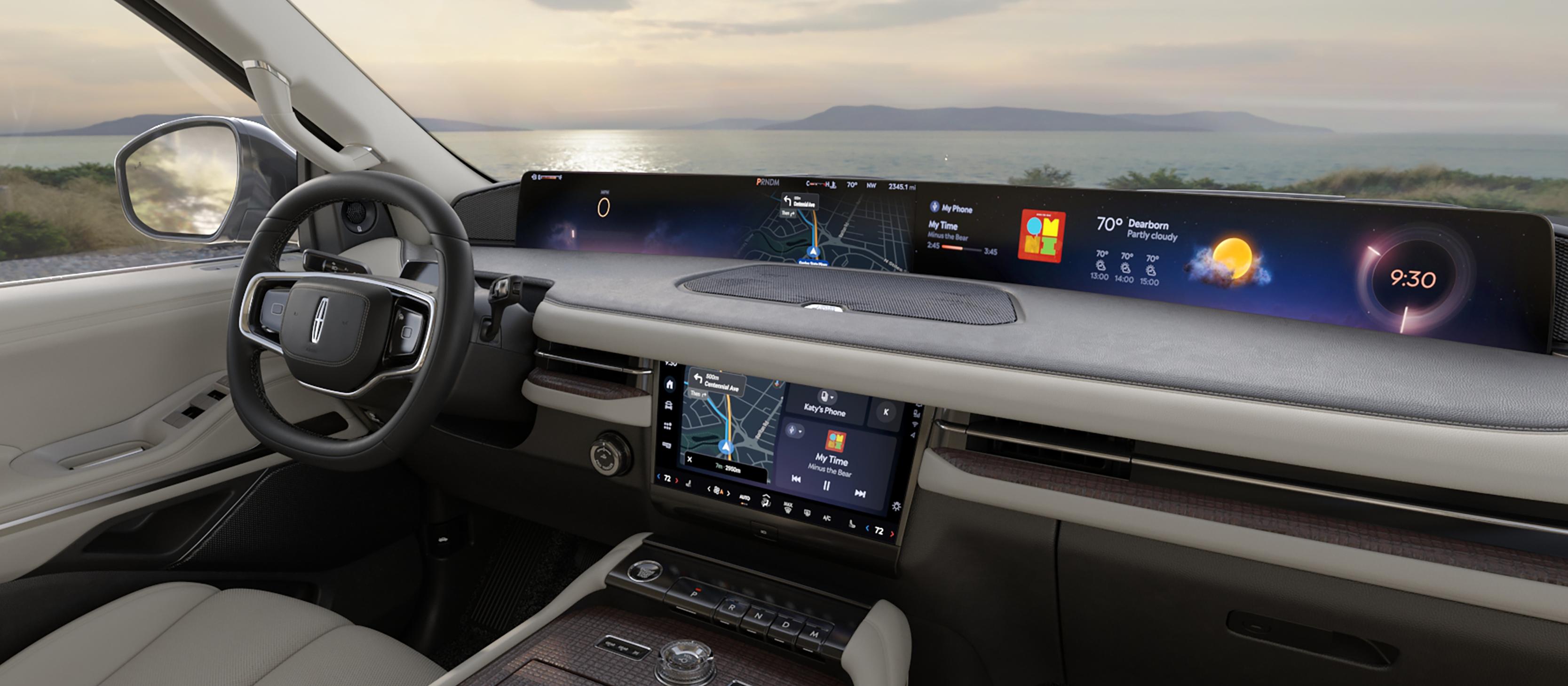 L’intérieur d’un modèle Lincoln Navigator® Ultra 2027
