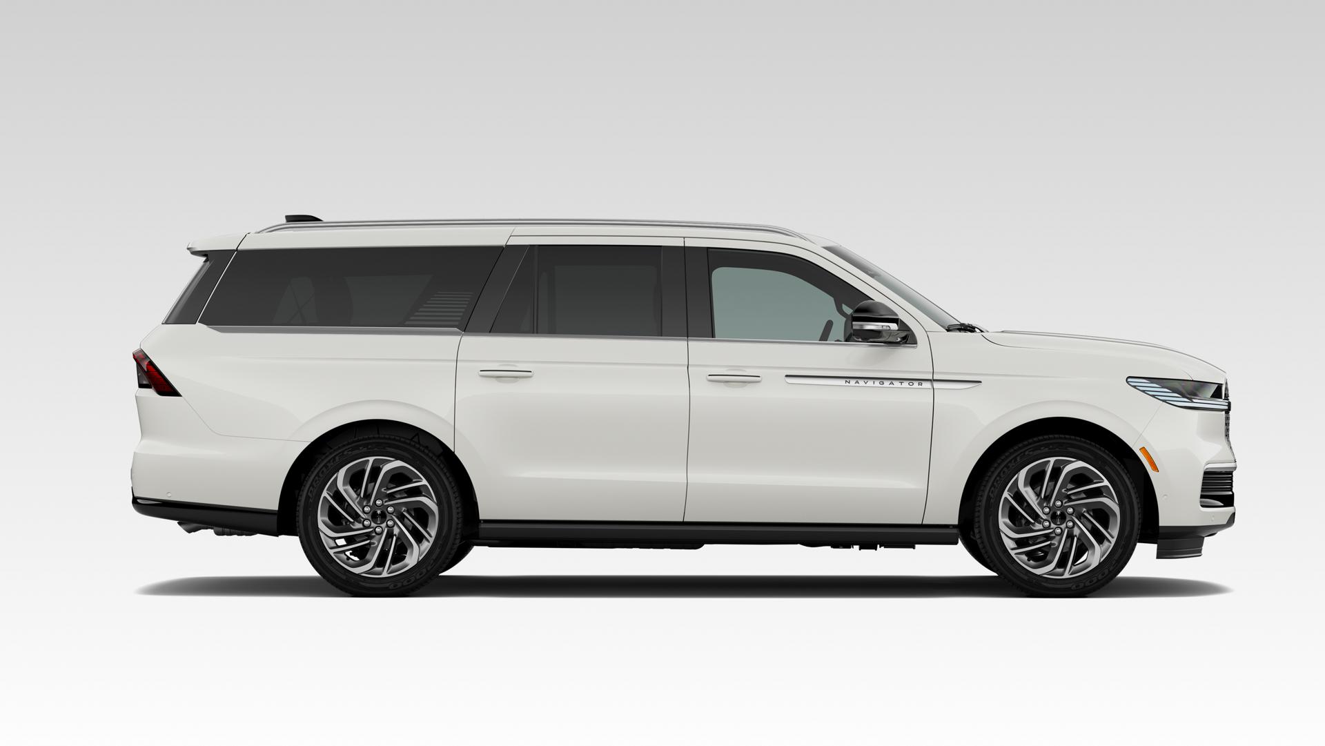 Vue de profil d’un VUS Lincoln Navigator® 2027 à empattement long