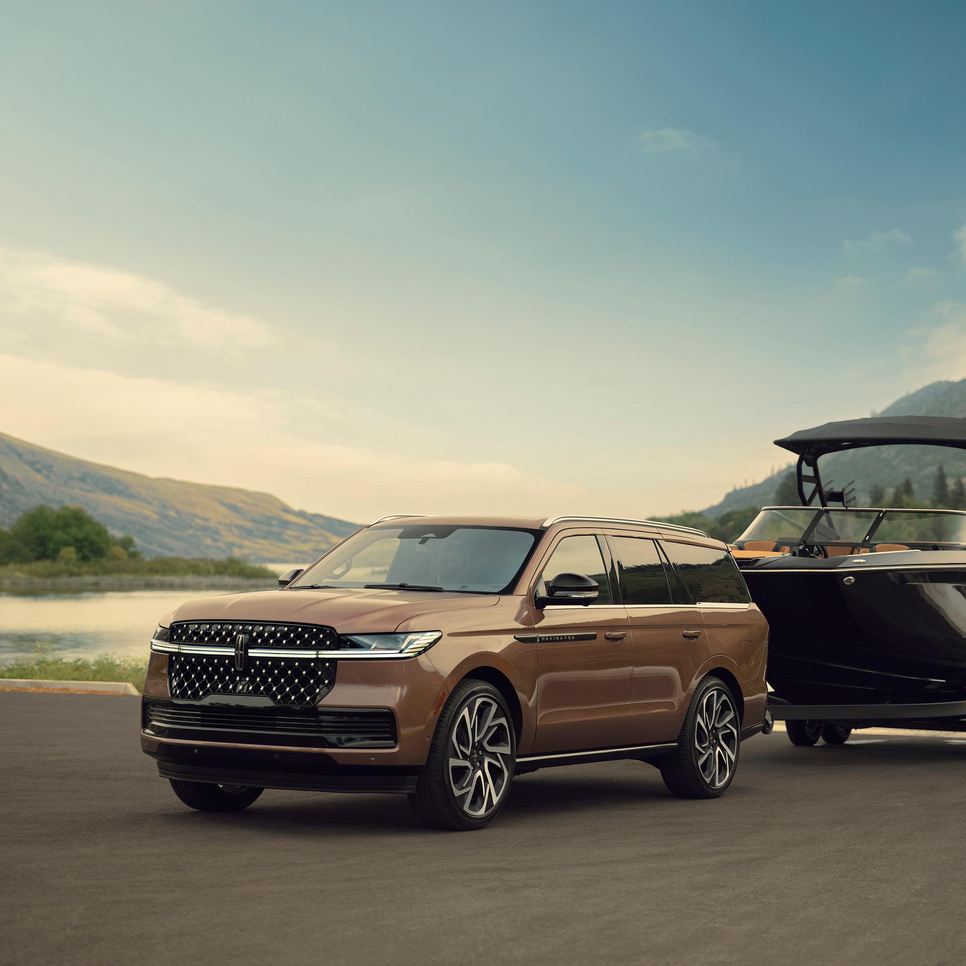 La console centrale d’un VUS Lincoln Navigator® 2026